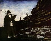 Niko Pirosmanashvili A Shepherd with His Flock oil painting